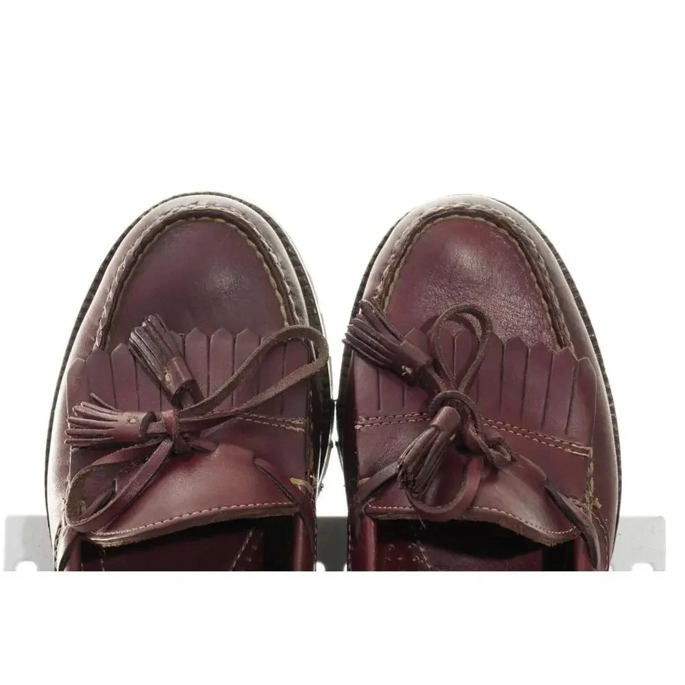 Vintage VTG LL Bean Tassel vibram Loafers Men's Sz 8.5D Shoes L.L. Bean